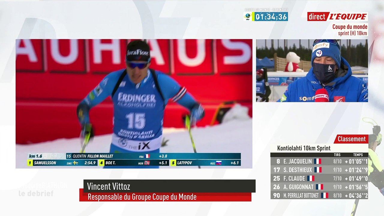 Vittoz : « Il nous manque quelques petits réglages » - Biathlon - CM (H)