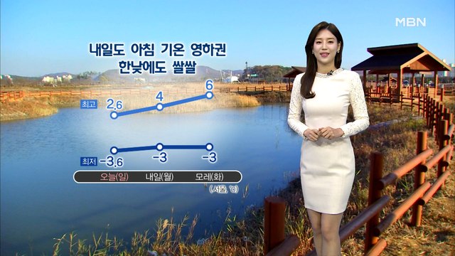 내일도 아침 기온 영하권…새벽에 서쪽 눈·비