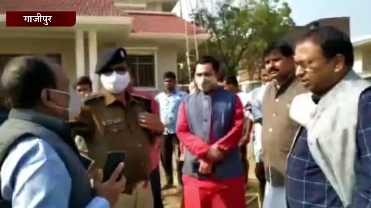एलजी मनोज सिन्हा के गृह जनपद आने को लेकर, एसपी ने तैयारियों का लिया जायजा