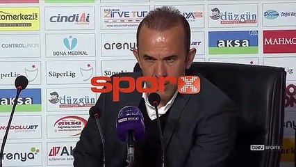 Mehmet Özdilek: "İlk 45 dakikada maçın fişini çekebilirdik"