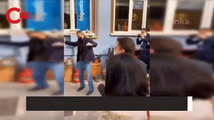 Babacan'ı karşısında görünce oyun havası oynamaya başlayan esnaf: Çıldırdık