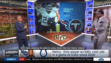 Michael Irvin goes crazy Indianapolis Colts vs Tennessee Titans: Battle for AFC South supremacy