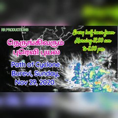 Cyclone Burevi in Tamilnadu |  புரெவி புயல் | Sunday, Nov 29, 2020 |Satellite Images