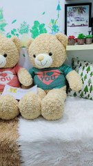 Gấu Bông Nâu Lông Xoắn Love You  - https://gauteddy.vn/ Shop Gấu Bông Cao Cấp Tại TPHCM