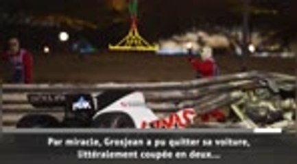 Formule 1 - GP de Bahreïn : Grosjean miraculé !