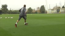 Sergio Ramos entrena duro en solitario para volver cuanto antes