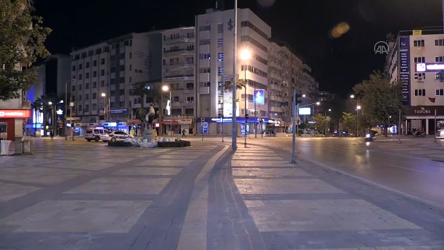 DENİZLİ - Ege Bölgesi'nde sokağa çıkma kısıtlamasına uyuluyor