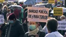 Marcha a favor de la sanidad pública y contra los recortes en Madrid