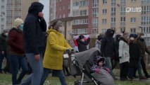 Proteste in Belarus - Schnee, Kälte und Zerstreuungstaktik
