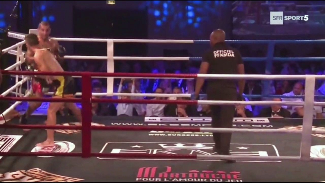 Kader MAROUF vs Vang MOUA Partouche Kickboxing Tour LYON 19-10-2017