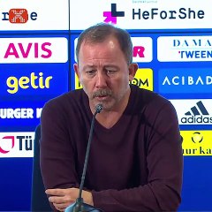 Sergen Yalçın: "Kendi tablomdan 4-5 puan gerideyiz"