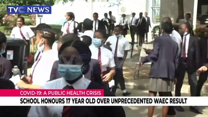 School honours 17-year-old over outstanding WAEC result