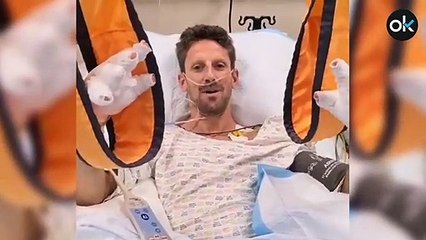 El emotivo mensaje de Grosjean en Instagram después de su accidente