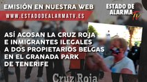 Así ACOSAN la CRUZ ROJA e INMIGRANTES ILEGALES a dos propietarios belgas en el Granada Park de Tenerife