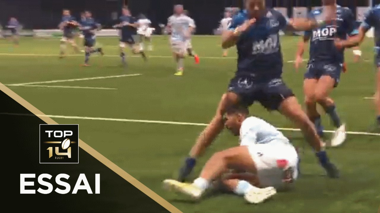 TOP 14 - Essai de Donovan TAOFIFENUA (R92) - Racing 92 - Bayonne - J10 - Saison 2020/2021