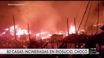 Empiezan a llegar las ayudas humanitarias a Riosucio, Chocó, tras incendio