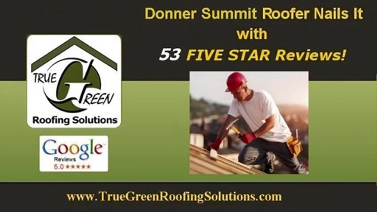 Donner Summit Roofer NAILS IT with 53 FIVE STAR REVIEWS New Metal Roof