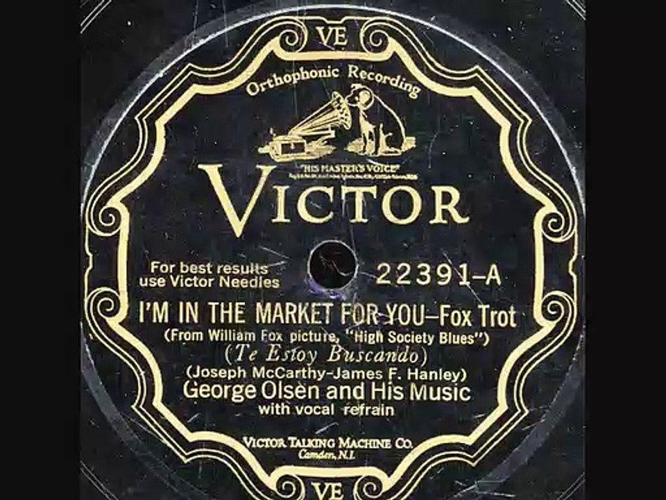 I'm In The Market For You-Geo. Olsen Music