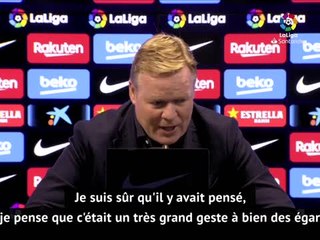 11e j. - Koeman : "Le geste de Messi pour Maradona ? Un grand moment !"