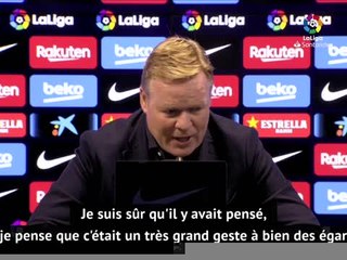 11e j. - Koeman : "Le geste de Messi pour Maradona ? Un grand moment !"