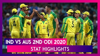 India vs Australia Stat Highlights 2nd ODI 2020: Hosts Seal Series After Steve Smith’s Record Ton