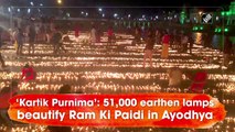 ‘Kartik Purnima’: 51,000 earthen lamps beautify Ram Ki Paidi in Ayodhya