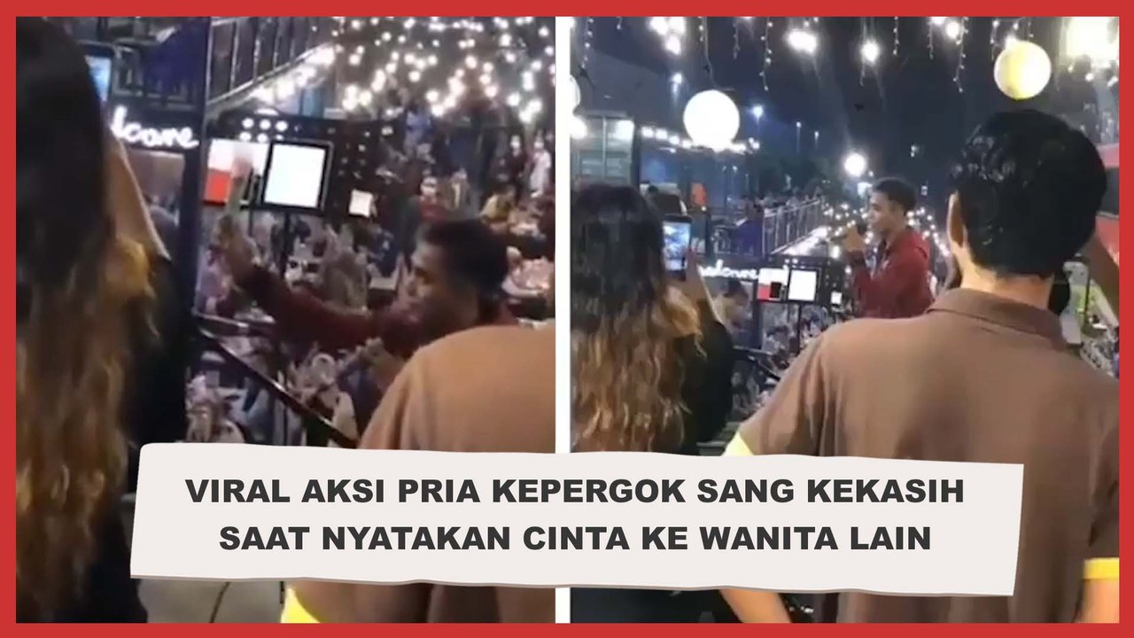Viral Seorang Pria Kepergok Sang Kekasih saat Nyatakan Cinta ke Wanita Lain