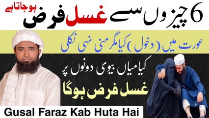 What makes ghusl obligatory? ! Problems of Paki ! Kin Chizon Se Gusal Faraz Huta Hai ! Molana Masood Nqb