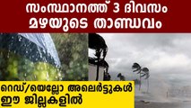 Widespread rain forecast for four days in Kerala, red alert in Idukki| Oneindia Malayalam
