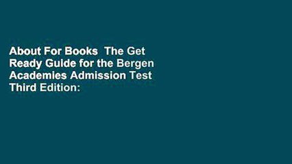 Ace the Bergen Academies Admission Test with The Get Ready Guide 📚