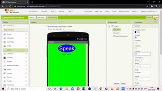 How to Make SPEECH TO TEXT App without Coding? l How to use Speech Recognizer in MIT App Inventor
