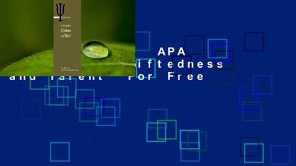 Full version  APA Handbook of Giftedness and Talent  For Free