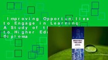 Improving Opportunities to Engage in Learning: A Study of the Access to Higher Education Diploma