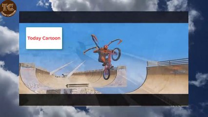 SPIDERMAN and Superheroes on MOTORBIKES. Challenge Jumps on the Mega Ramp GTA V Mods