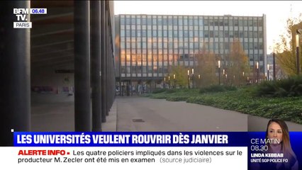 Des présidents d'universités réclament une réouverture début janvier