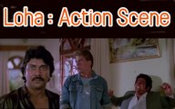 Action Scene | Loha (1987) | Karan Kapoor | Tej Sapru | Dharmendra | Movies Fight Scene