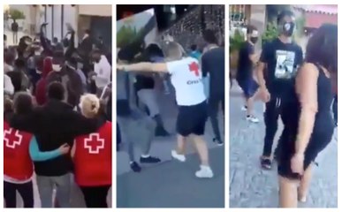 Que tengan cojones los de Cruz Roja a pedirnos pasta.