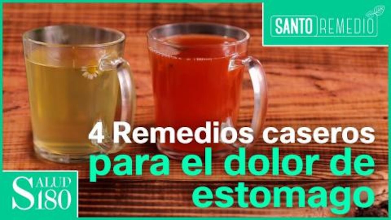 Los mejores remedios caseros para el dolor de estómago | Salud180
