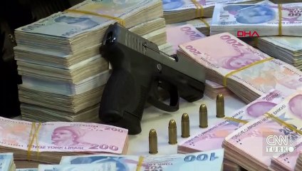 14 çete üyesi 1 milyon 400 bin lira ile yakalandı | Video