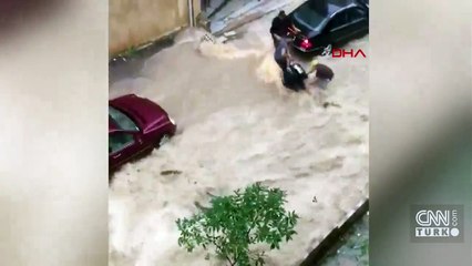 Lübnan ve İtalya'yı sel vurdu! | Video