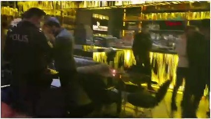 Polis Şişli'deki otelin kafesine baskın yaptı | Video