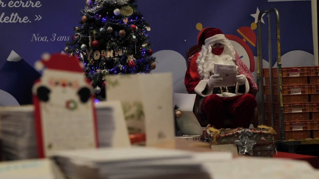 Covid-19 woes dominate messages from children writing to Santa say ‘elves’ at French post office