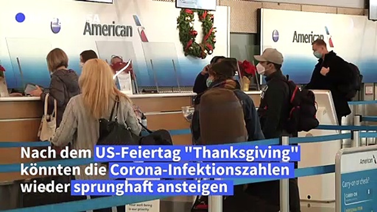 USA: Nach Thanksgiving könnten Corona-Fallzahlen explodieren