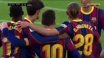 ميسي يقدم لمسة وفاء إلى مارادونا في مباراة برشلونة الأخيرة