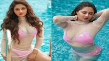 Rashami Desai Pink Bikni में लगाई Swimming Pool में आग WATCH VIDEO | Boldsky