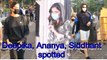 Deepika | Ananya | Siddhant Chaturvedi snapped at Gateway of India