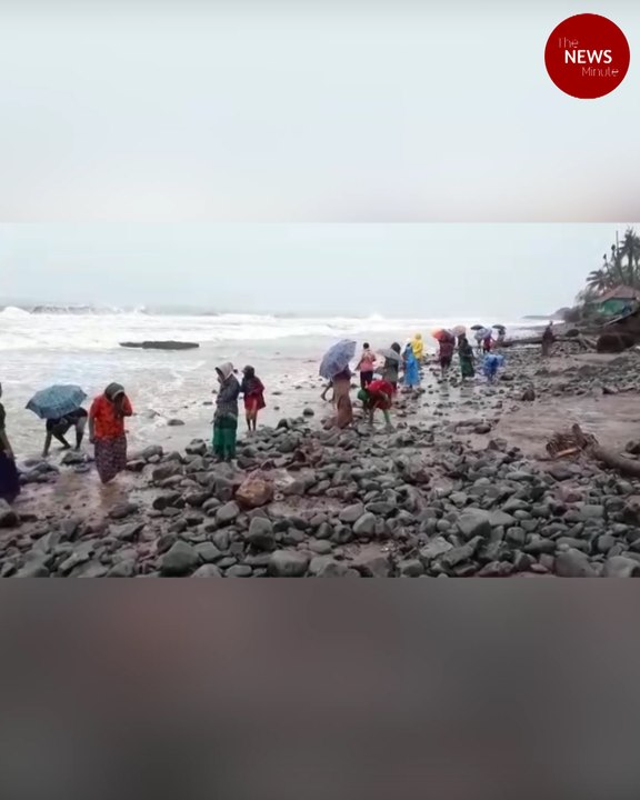 Watch: AP coastal village sees gold rush, as high tide brings gold beads