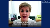 Scottish independence 'in clear sight', says Nicola Sturgeon