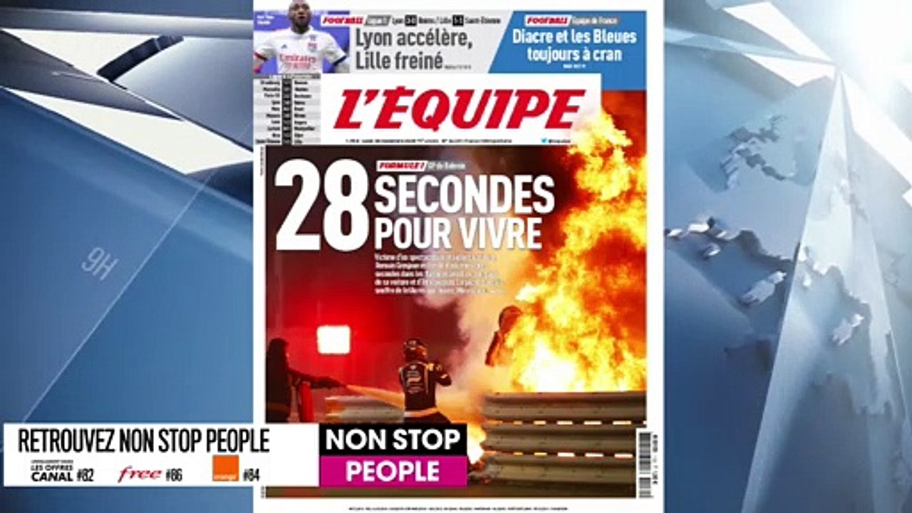 Romain Grosjean victime d’un grave accident de Formule 1, il donne de ses nouvelles