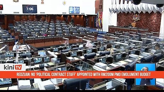 Redzuan_ No 'political contract staff' appointed with RM200m PMO emolument budget